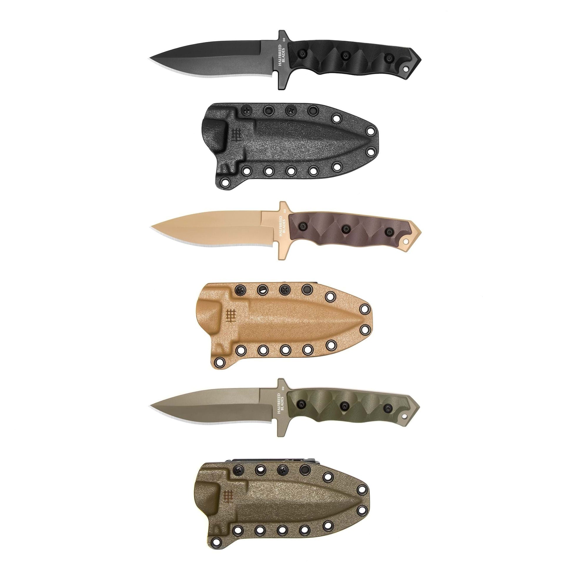 Halfbreed Blades MCK-01 Black Medium Clearance Knife 4