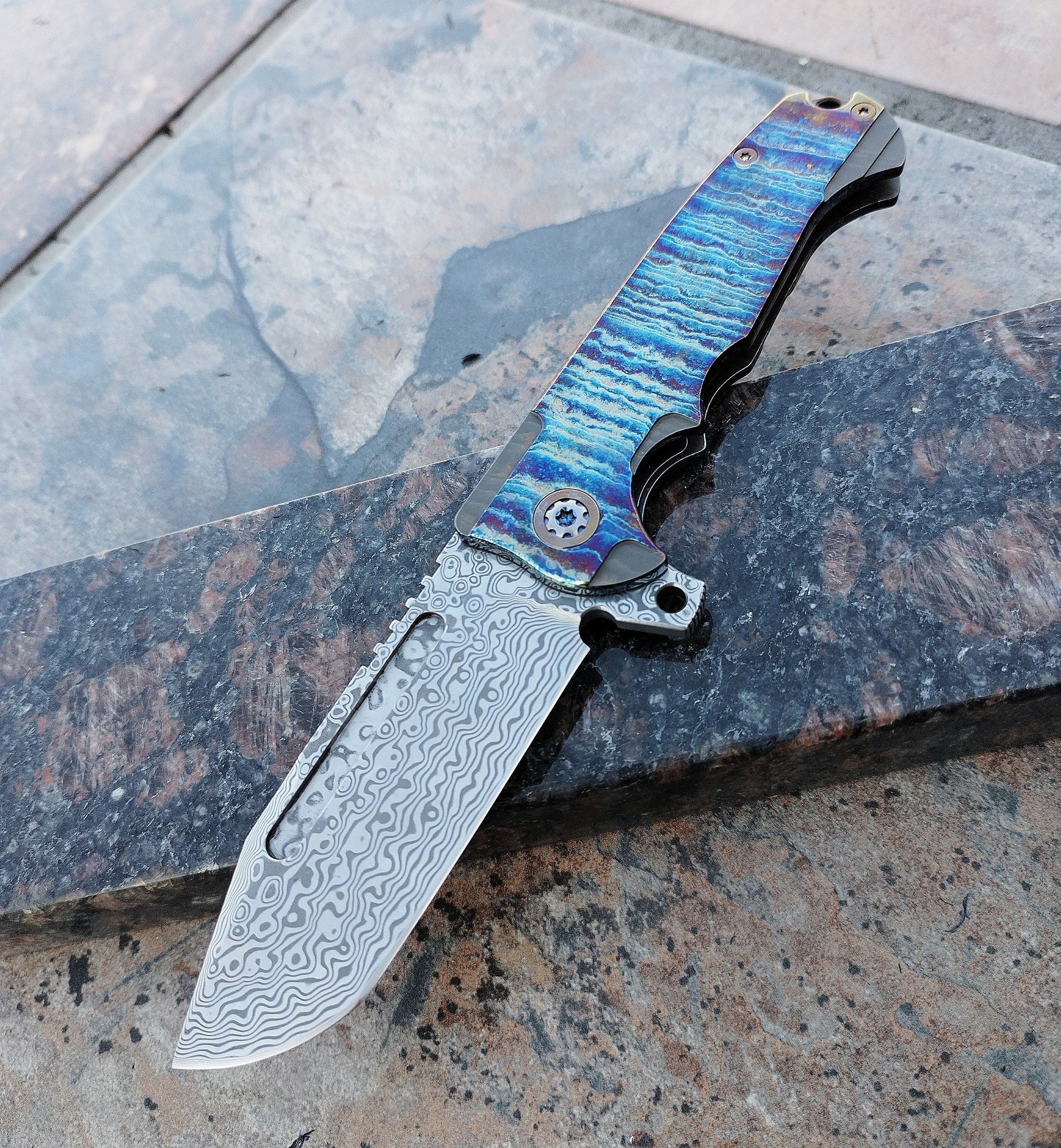 ADV tactical Tanto Damascus 3