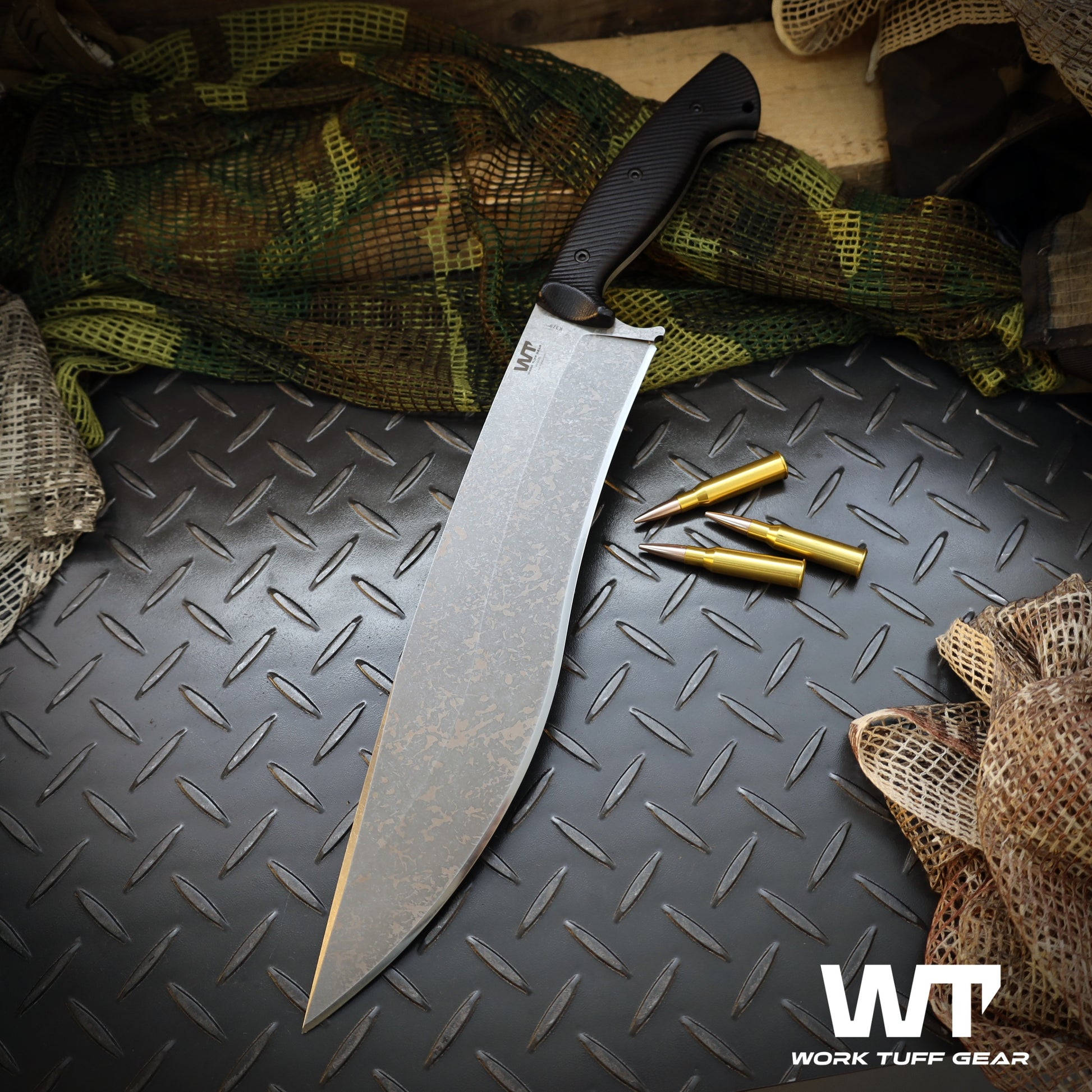 Work Tuff Gear Mad Dog (K329) Splatter, Black Textured Grip 1