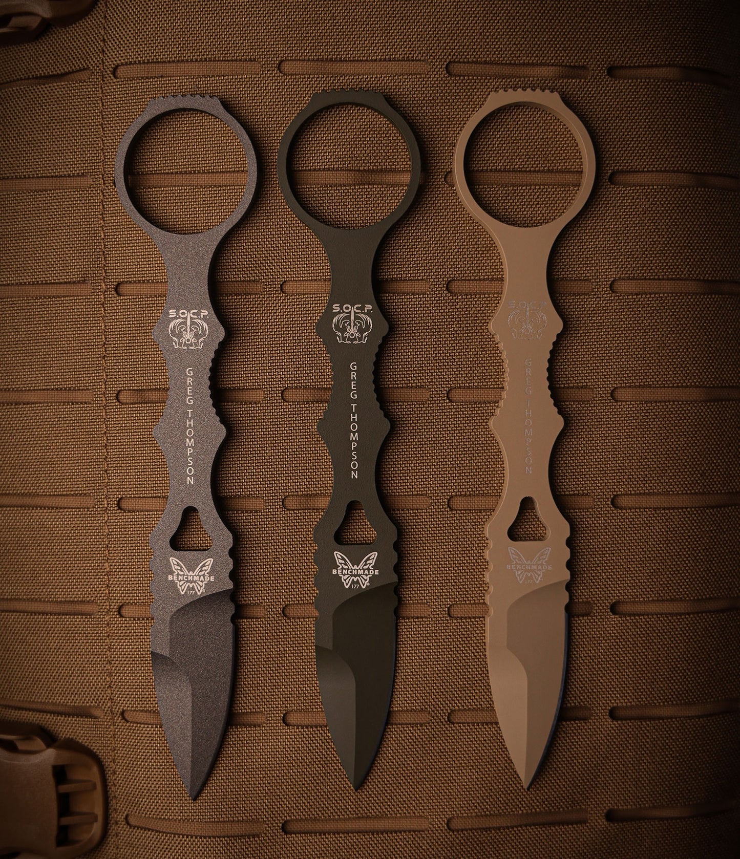 Benchmade 177SN Mini SOCP Dagger Single FDE/ Sand 3