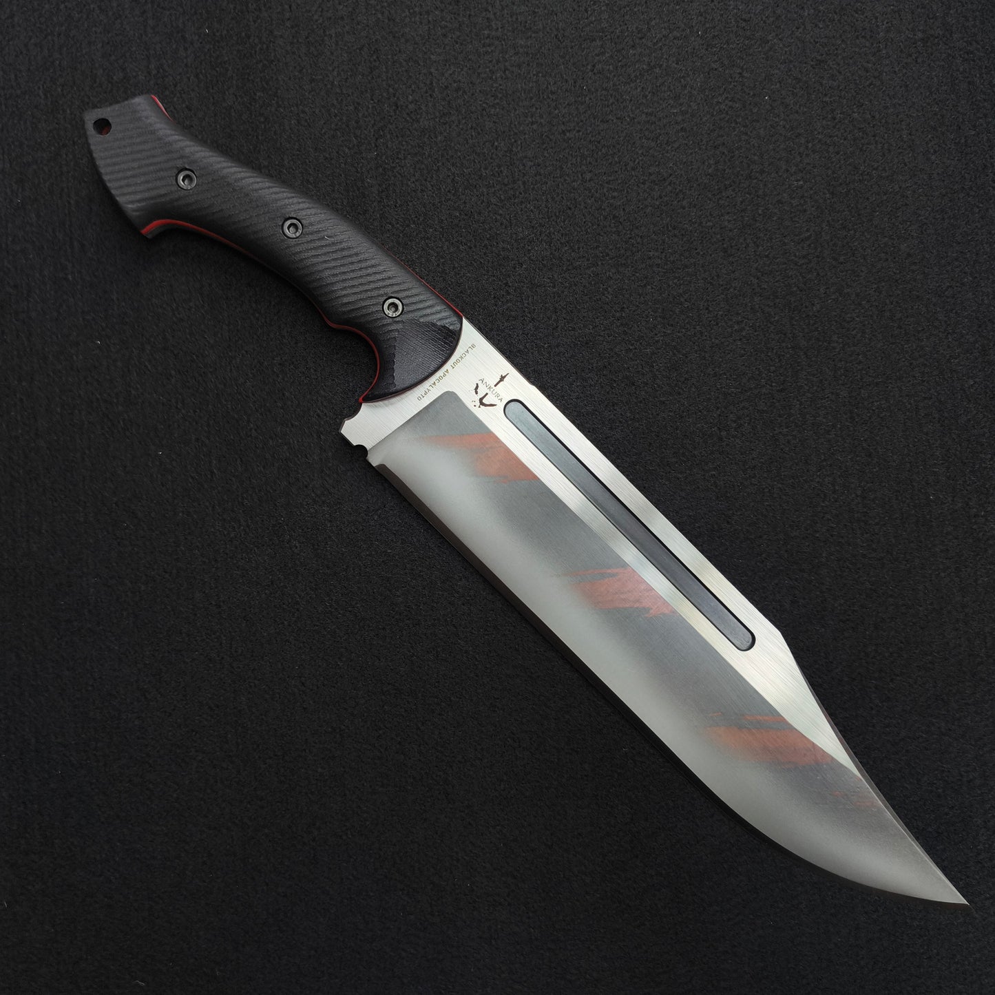 Work Tuff Gear Blackout Apocalypto, Two-Tone Copper, Black Textured Grip, Red Liner 3