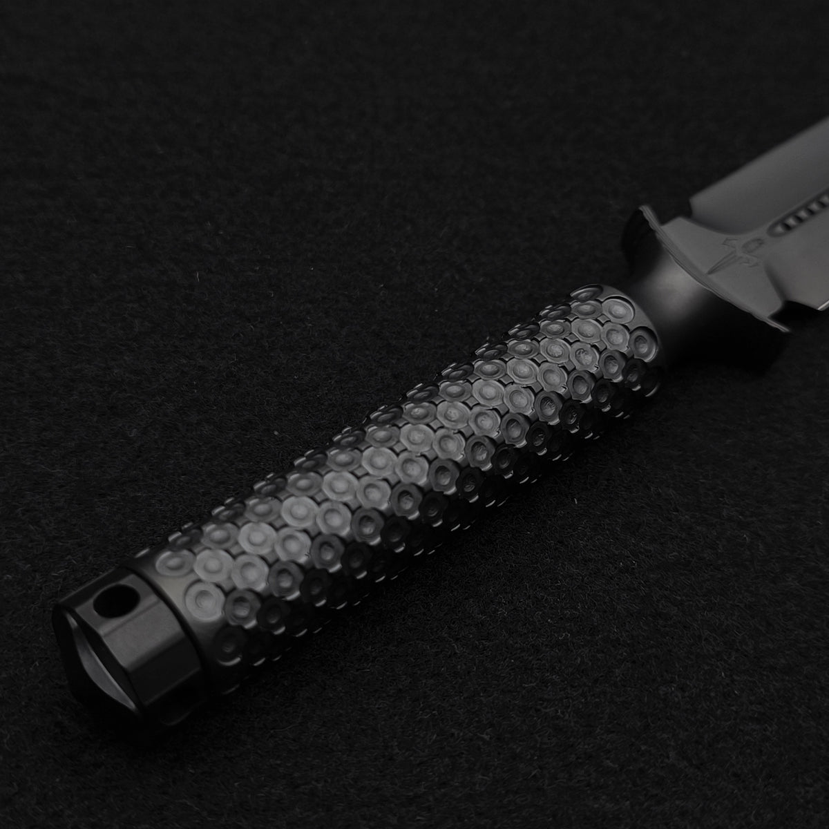 Microtech Knives A.D.O. Double Vapor Blast Marfione Custom