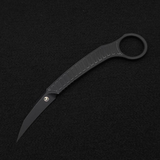 Microtech Knives Feather S/E Distressed Black 1