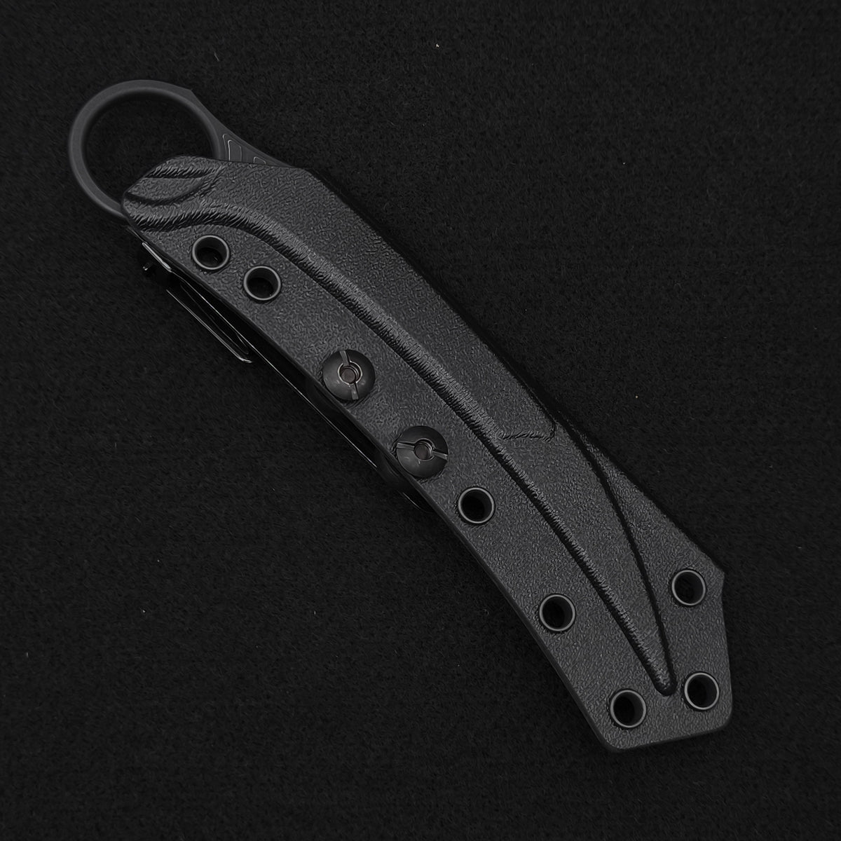 Microtech Knives Feather S/E Distressed Black Full Serrated 3