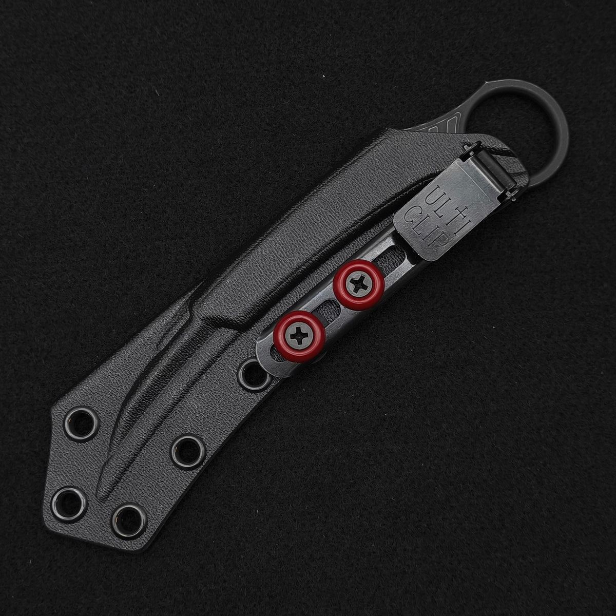 Microtech Knives Feather S/E Distressed Black Full Serrated 4