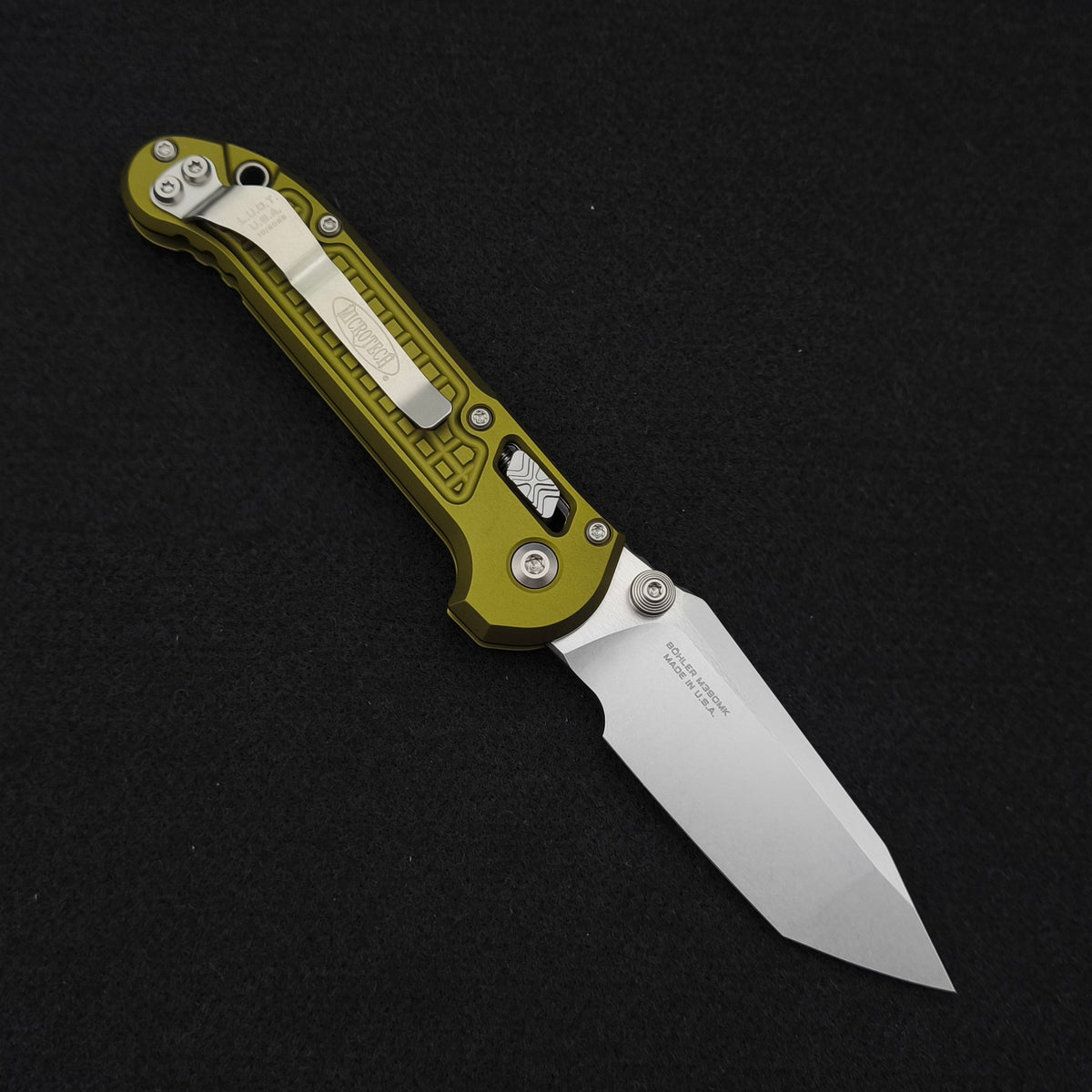 Microtech Knives L.U.D.T. RAM-LOK T/E Frag OD Green Standard