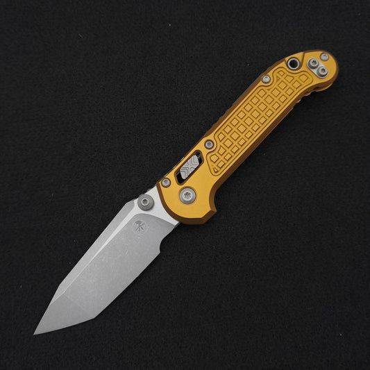 Microtech Knives L.U.D.T. RAM-LOK T/E Frag Tan Apocalyptic Standard