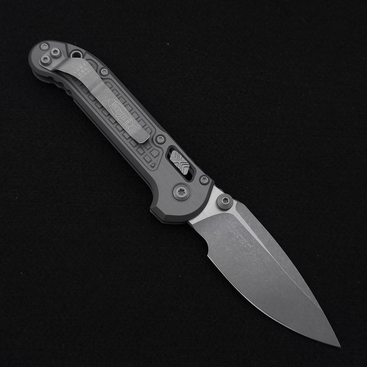Microtech Knives L.U.D.T. RAM-LOK S/E Frag Natural Clear Apocalyptic Standard