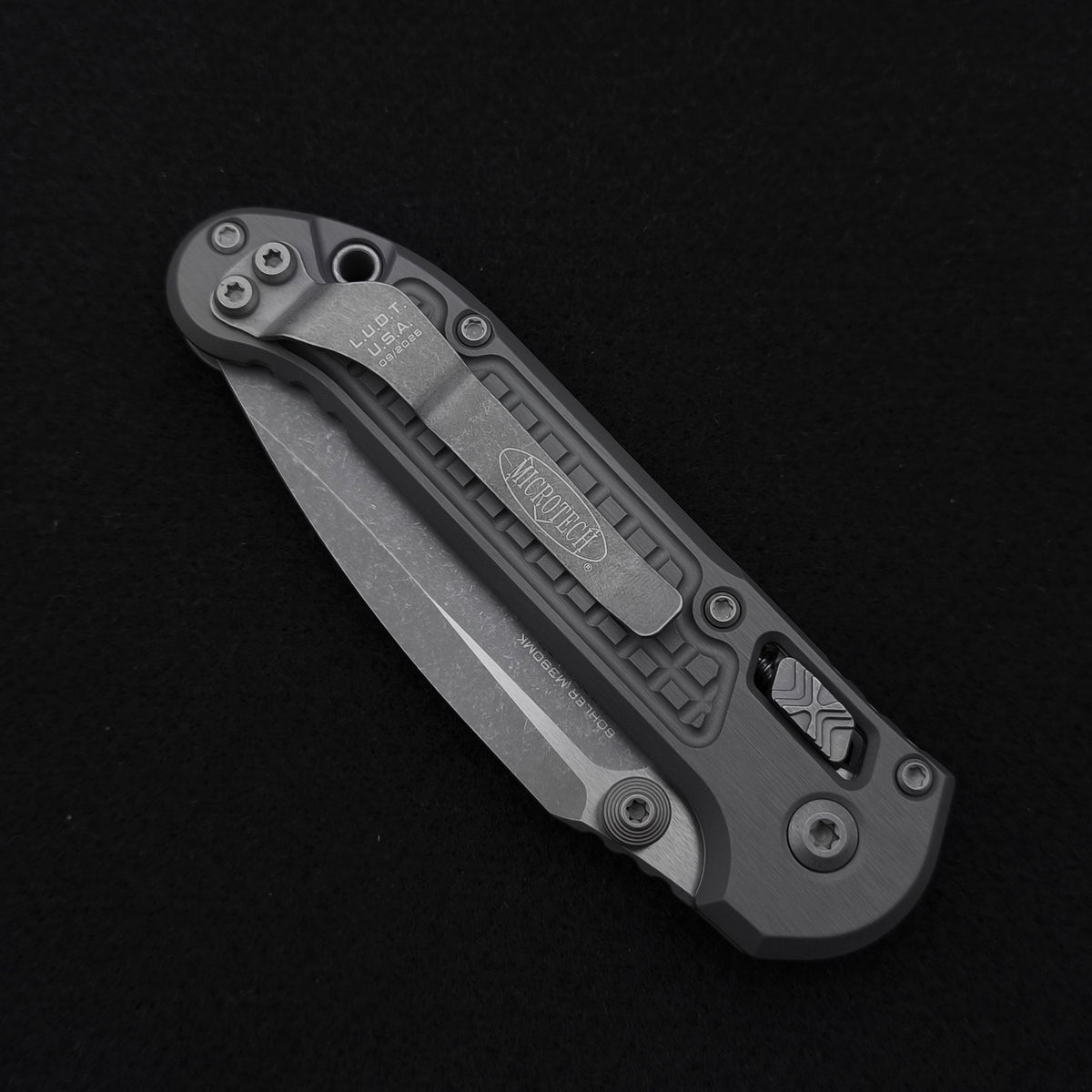 Microtech Knives L.U.D.T. RAM-LOK S/E Frag Natural Clear Apocalyptic Standard