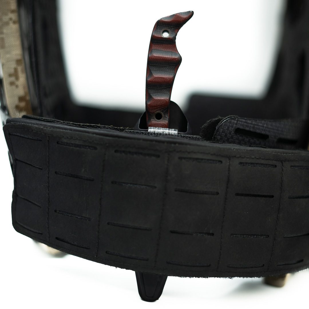 Dynamis Alliance Armor Carrier Hook Velcro – Blade Sheath – Black 4