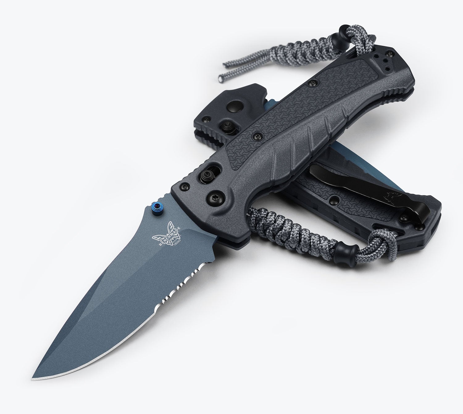 Benchmade 18060SBT-01 Adira Serrated, Tempest Gray 4