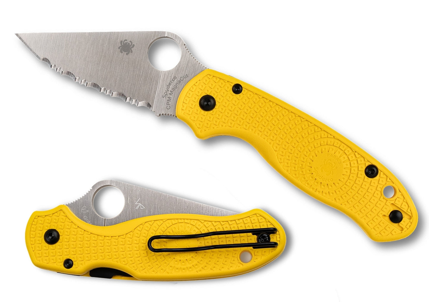 Spyderco C223SYL Para 3 Salt, Yellow FRN, Magnacut