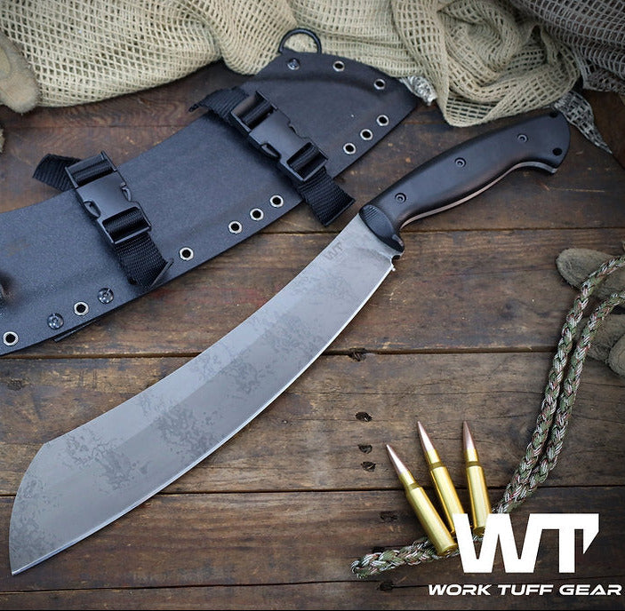 Work Tuff Gear Borneo / K329, Hand Rub APO, Black G10 Grip 1