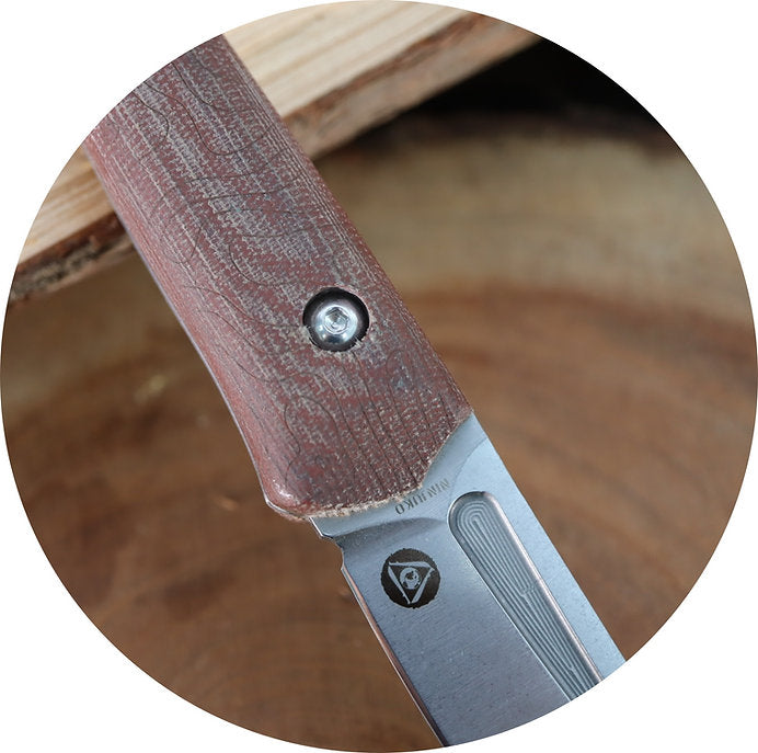 Work Tuff Gear Ninjuko Gen 2 (AEB-L) Stonewash, Natural Canvas Micarta