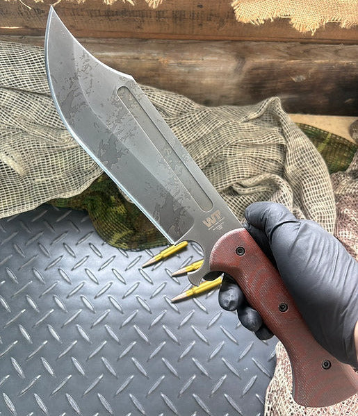 Work Tuff Gear V44X (SK85) Hand Rub APO, Canvas Micarta Grip 4