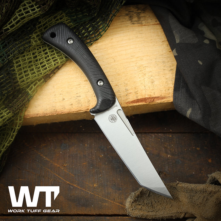 Work Tuff Gear Devilhorn, AEB-L Satin, Black Textured Grip 2