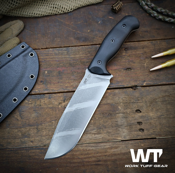 Work Tuff Gear Wolverine Gen 2 (K329) Vintage Tiger Stripes, Black Smooth Grip 1