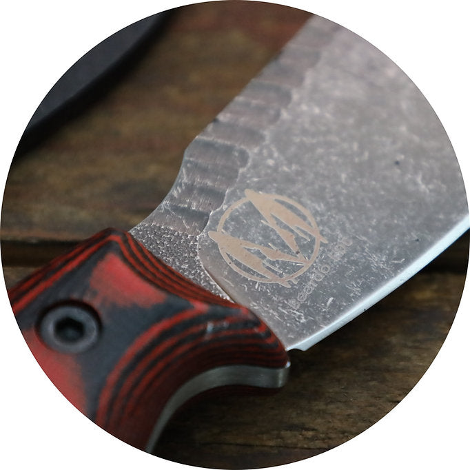 Work Tuff Gear Nomad Beardo EDC (K329) Rugged/Dark Vintage Washed Washed, Fireline Micarta 3