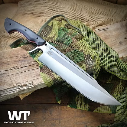 Work Tuff Gear Puzon Predator Hunter, Two-Tone Satin, Black with Red liner 2