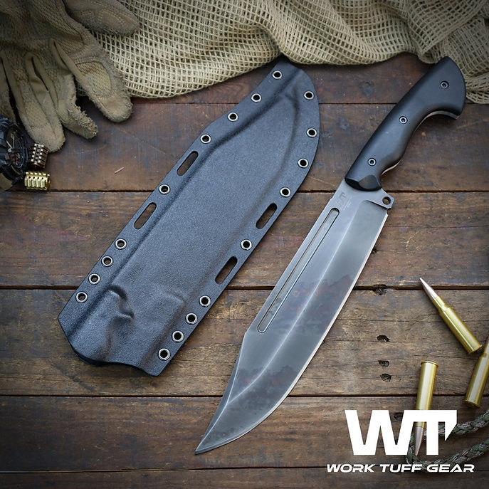 Work Tuff Gear PWB-9-NC (SK85), Copper Washed, Black G10 1