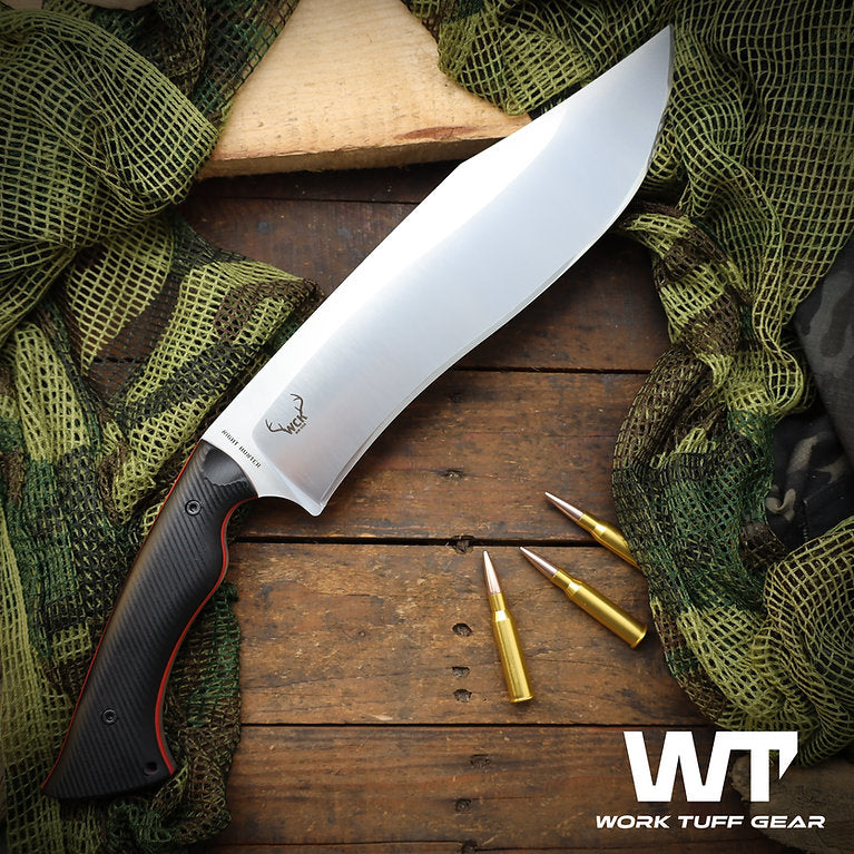 Work Tuff Gear Night Hunter Gen 2, Satin, Black Textured Grip, Red Liner 2