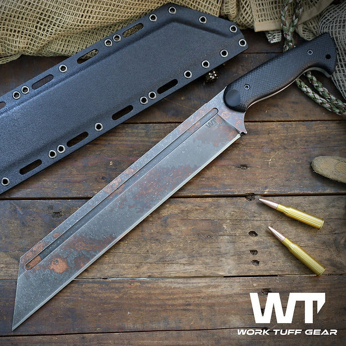 Work Tuff Gear Sea-X / SKS51, Copper Washed, Black Gator Grip 1