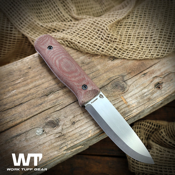 Work Tuff Gear Forester Gen 3 K329 - Two-Tone Scandi, Canvas Micarta