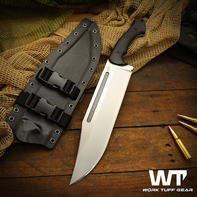 Work Tuff Gear Blackout Apocalypto, Two-Tone Satin, Black Textured Grip 3