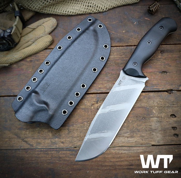 Work Tuff Gear Wolverine Gen 2 (K329) Vintage Tiger Stripes, Black Smooth Grip 3