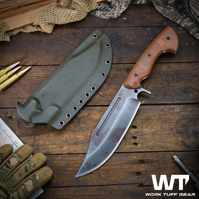 Work Tuff Gear PWB-7 (SK85), Devil APO, Hunter Orange Camo Gator