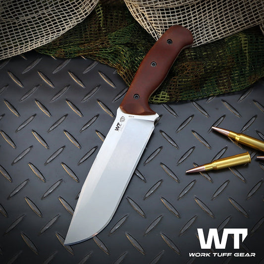 Work Tuff Gear Wolverine Gen 2 (K329) Two tone Ghost, Brown Canvas Micarta Grip 1
