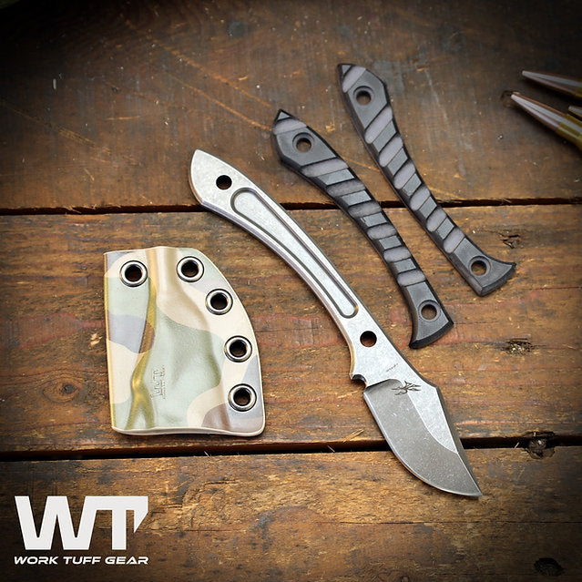 Work Tuff Gear Lightfoot Dark Washed, Camo Sheath 1