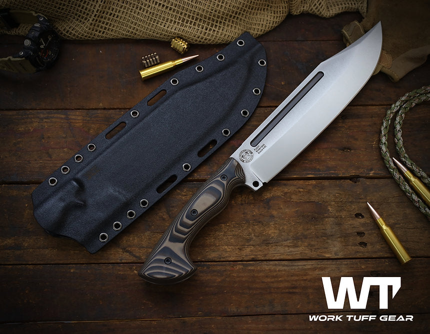 Work Tuff Gear PWB-9-NC (K329) Satin, Pit Viper Camo G10 4