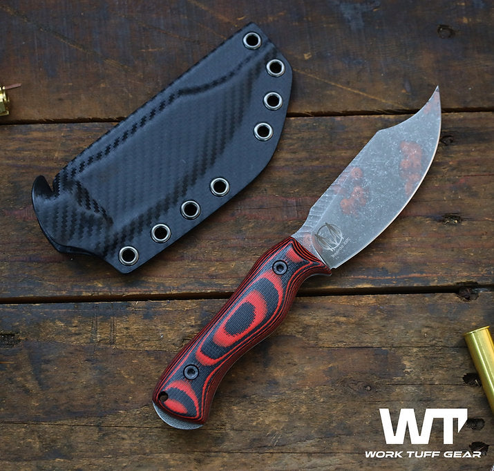 Work Tuff Gear Nomad Beardo EDC (K329) Rugged/Copper Washed, Fireline Micarta 2