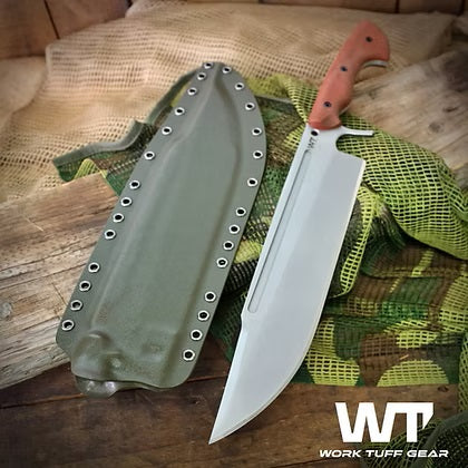 Work Tuff Gear Puzon Predator Hunter, Ghost finish, Canvas Micarta 3