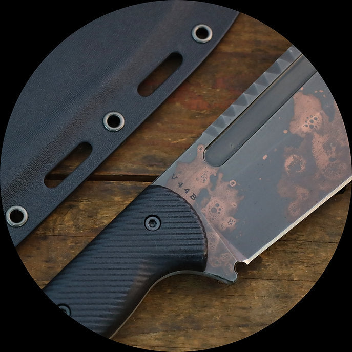 Work Tuff Gear V44B (SK85) Rugged Textured, Copper washed, Black G10 Textured 3