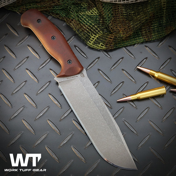 Work Tuff Gear Wolverine Gen 2 (K329) Dark Washed Outdoor knife – knifeaddict