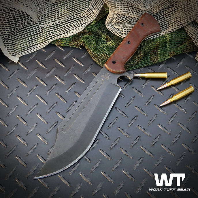 Work Tuff Gear V44X (SK85) Hand Rub APO, Canvas Micarta Grip 1