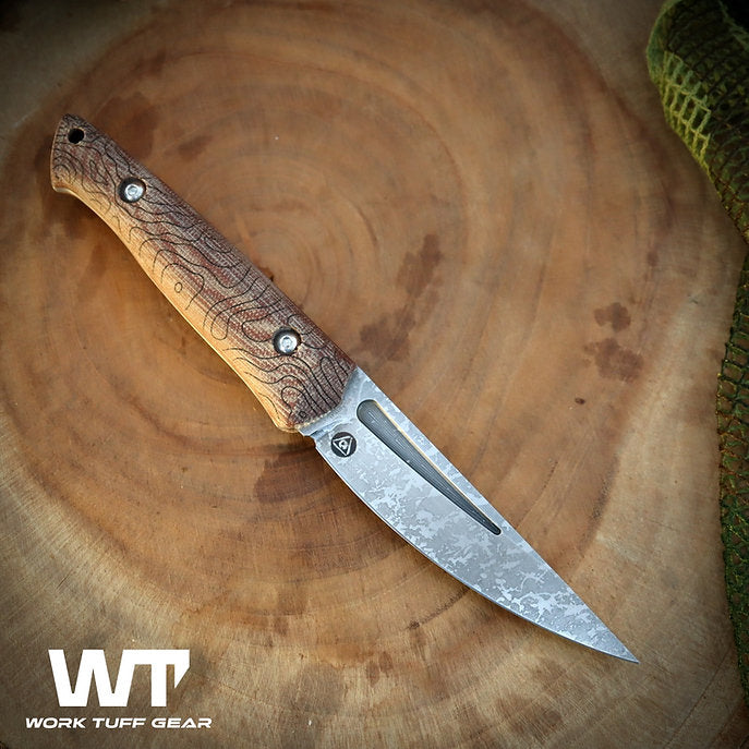 Work Tuff Gear Ninjuko Gen 2 (AEB-L) SP, Natural Canvas Micarta