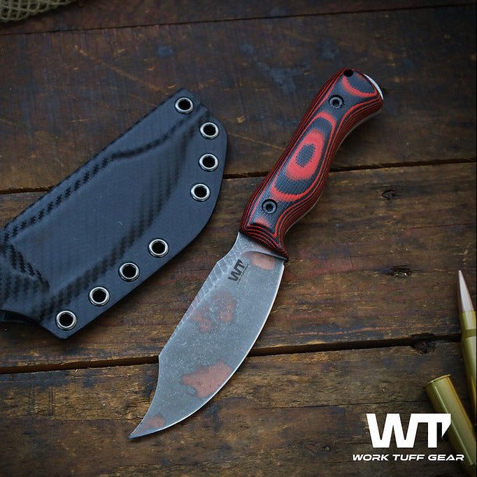 Work Tuff Gear Nomad Beardo EDC (K329) Rugged/Copper Washed, Fireline Micarta 1