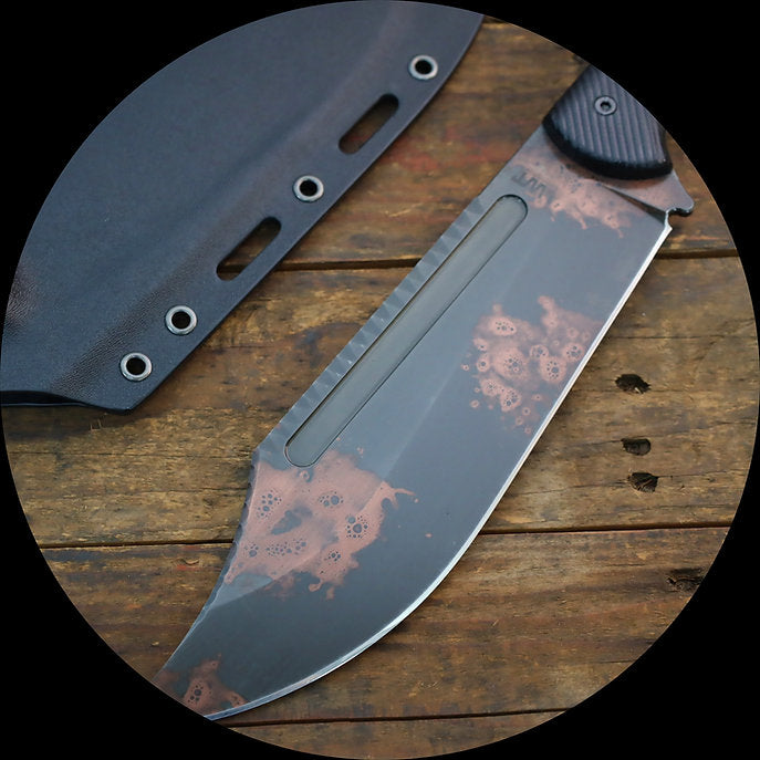 Work Tuff Gear V44B (SK85) Rugged Textured, Copper washed, Black G10 Textured 4