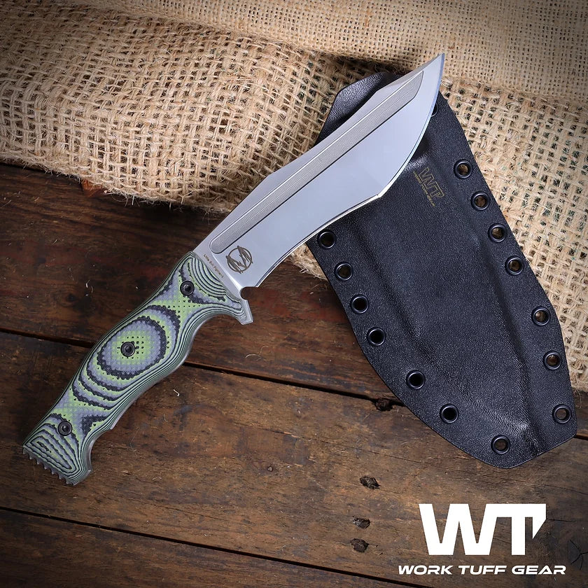 Work Tuff Gear Little Evil Fighter (S)-K329/Zombie Green Camo Gator Grip (Satin) 4