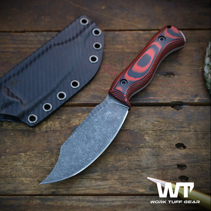 Work Tuff Gear Nomad Beardo EDC (K329) Rugged/Dark Vintage Washed Washed, Fireline Micarta 1