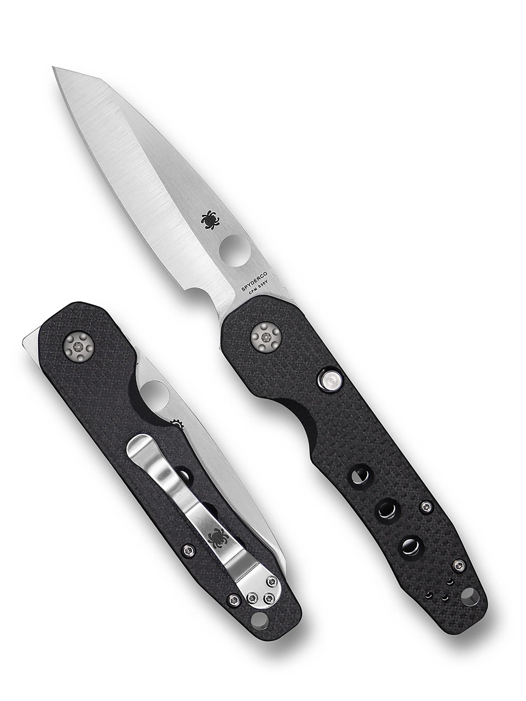 Spyderco Smock, C240CFP, CPM-S30V, G-10/ Carbon 1