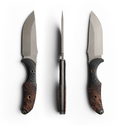 Sangin Knives Corsair Redwood Burl 1