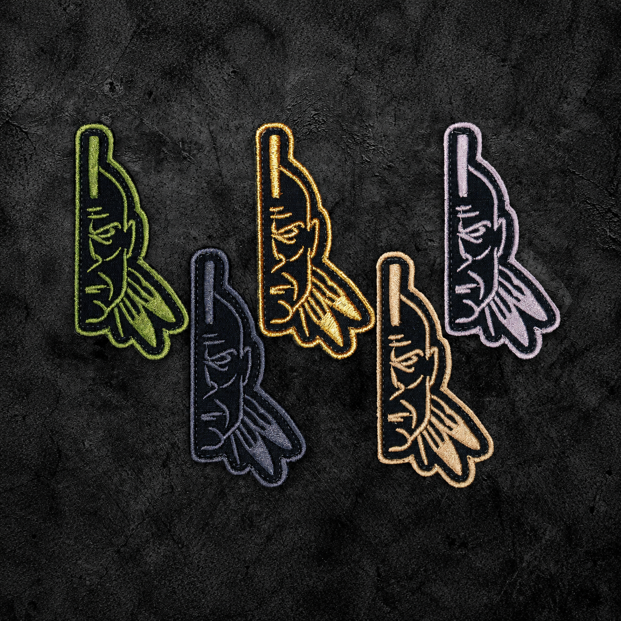 Half Face Blades Patches Set 5-Pack