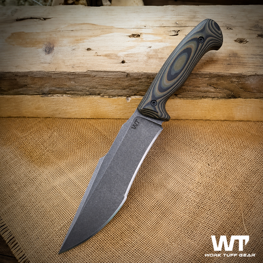 Work Tuff Gear Lanzeta, Dark Washed, OD Green Grip