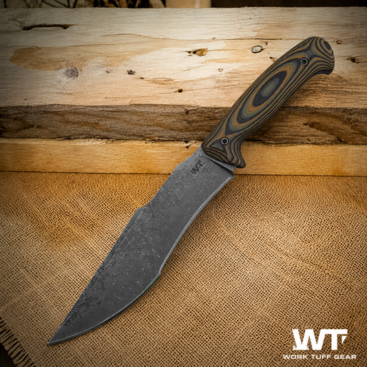 Work Tuff Gear Lanzeta, Hand Rub APO, Tree Bark Camo Grip