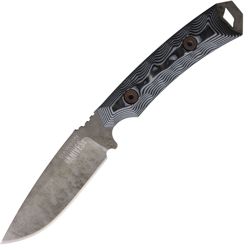 Dawson Knives Contractor White and Black G-10 Magnacut 2