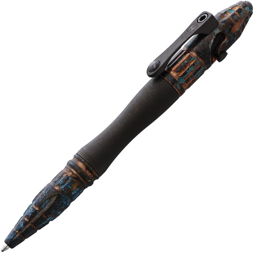 Heretic Thoth Tactical Pen Copper, Blue Black Ti